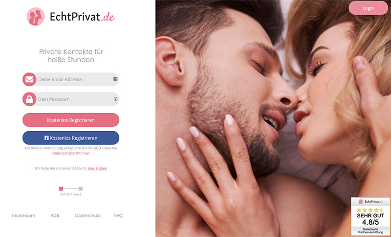 Private Erotikkontakte auf echtprivat.de finden