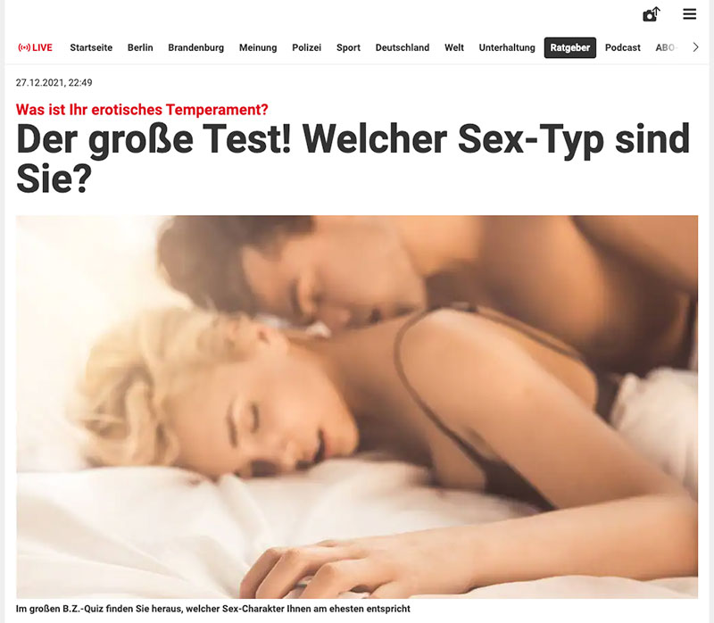 bz-berlin.de Erotiktyp Test