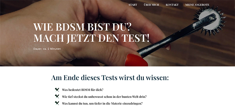 BDSM Test von Anika-Tiegs.de